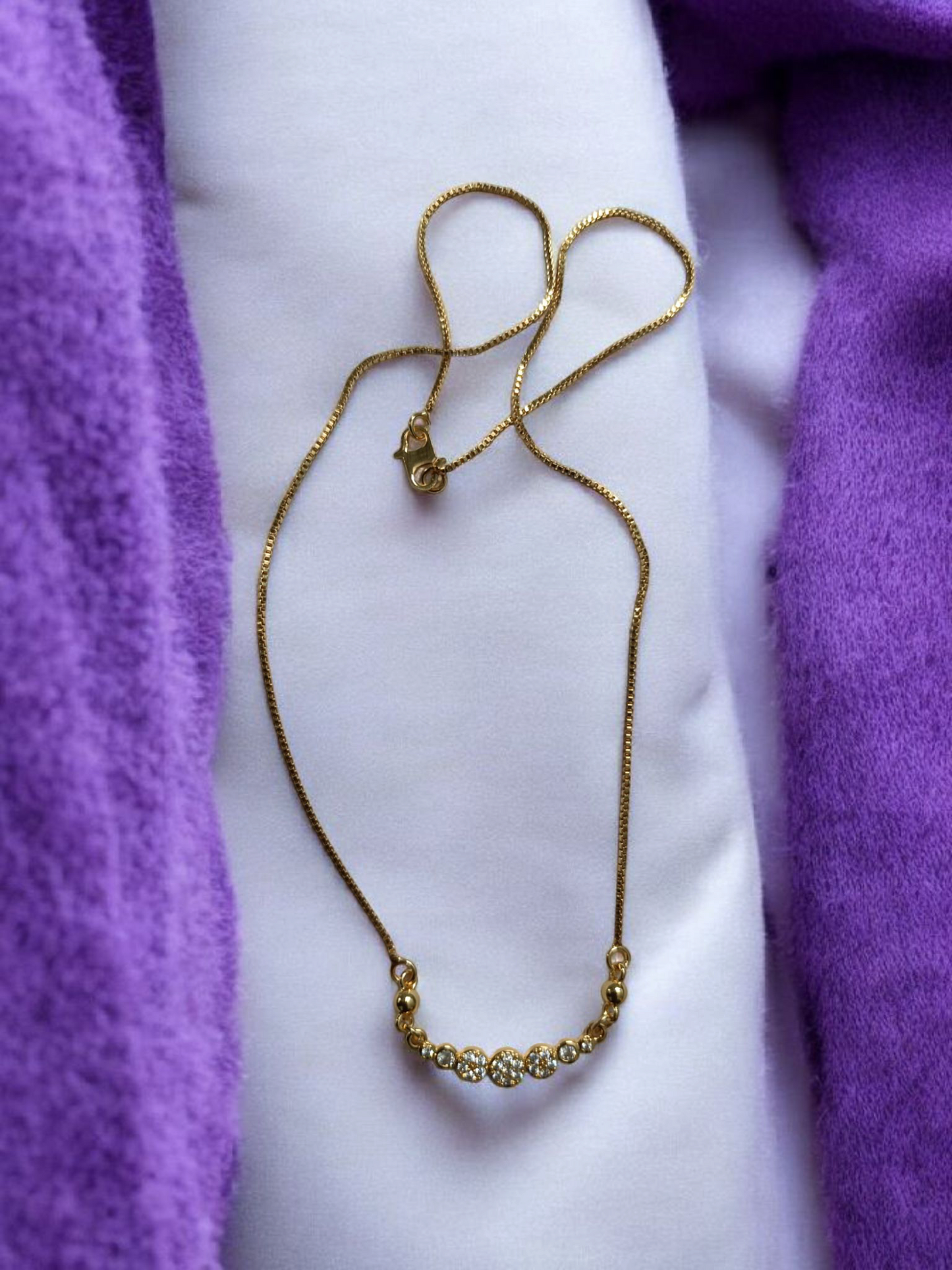 Trendy Gold-Plated Chain Pendant with Crystal Detailing for Women & Girls for Daily Wear, Office & Casual Outfits (Copy)