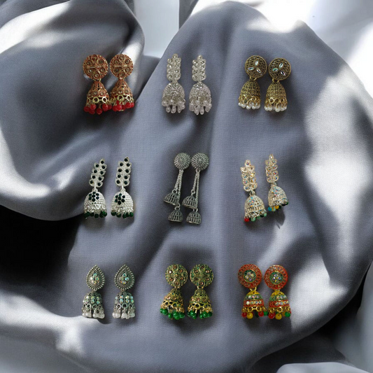 Combo of 9 Earring Set