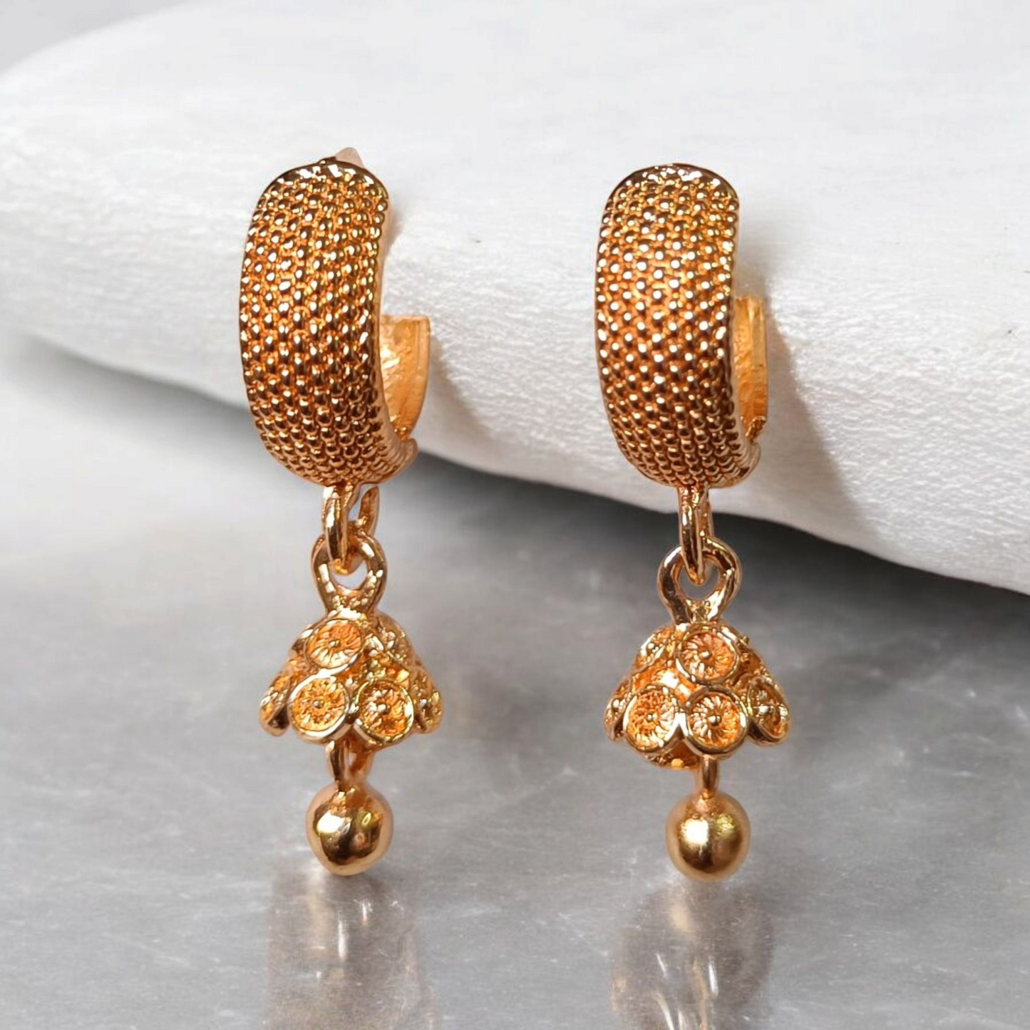 Designer Stone-Studded Drop Earrings for Girls & Women