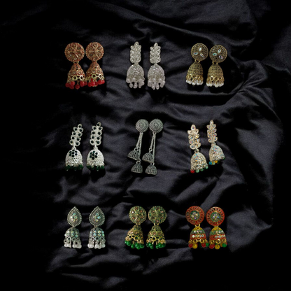 Combo of 9 Earring Set